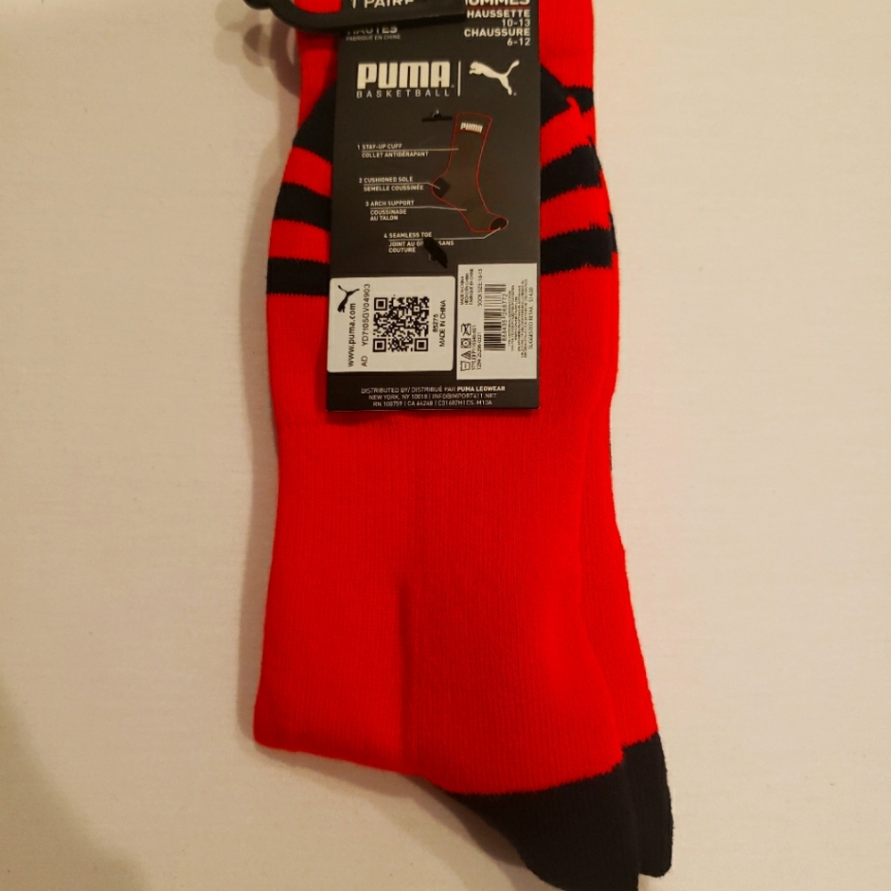 Puma basketball socks